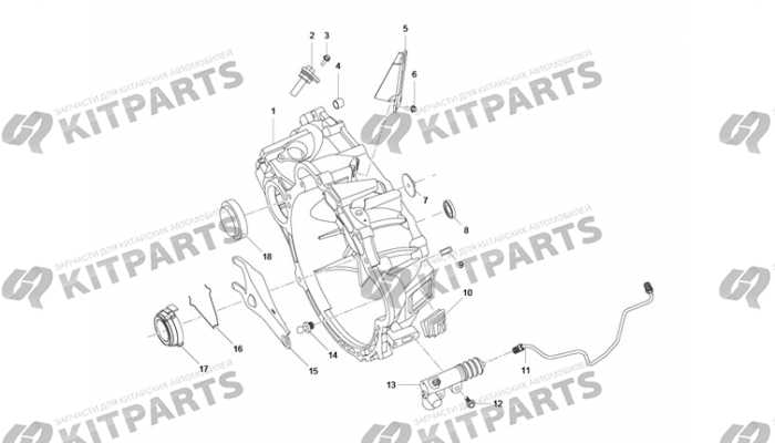 Картер сцепления Lifan