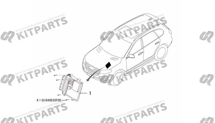 Блок управления двигателем Haval H9