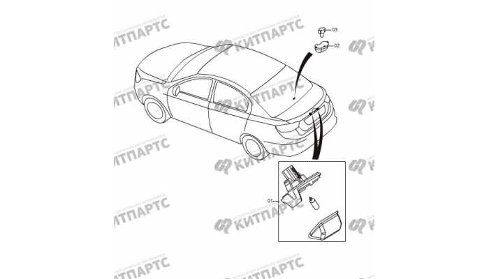 Освещение багажника и номера FAW Oley