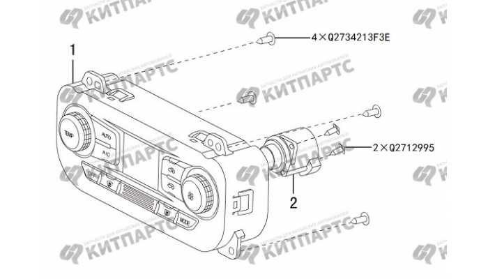 Блок управления климат-контролем Great Wall DW Hower H5