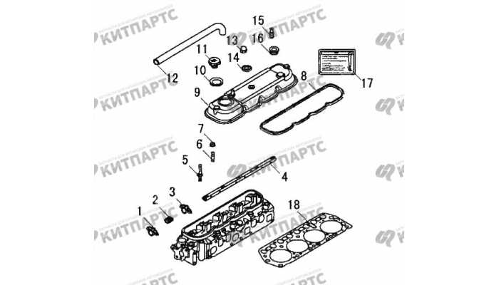 Крышка клапанная, прокладки головки блока Great Wall