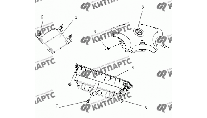 Подушки безопасности Geely